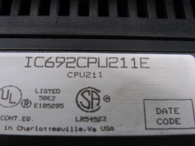 GE Fanuc IC692CPU211E Series 90-20 120VAC In/AC Out 120V