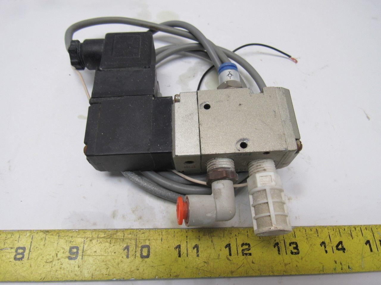 SMC VP342-3DZ-02A 3 Port Poppet Type Pneumatic Solenoid Operated Control Valve