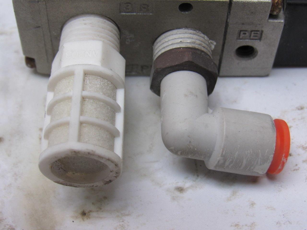 SMC VP342-3DZ-02A 3 Port Poppet Type Pneumatic Solenoid Operated Control Valve