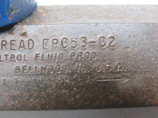 Deltrol EPC53C2 Easy Read 1-10GPM Metered Flow Control Valve 3/8" Ports