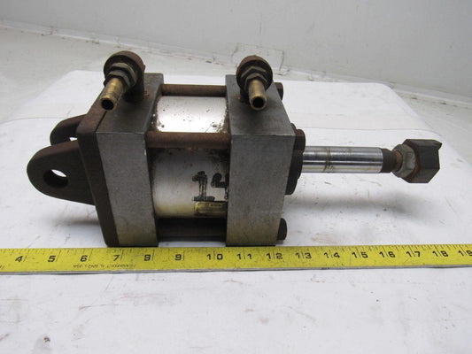 4" Bore 1" Stroke Clevis Mount Extended Rod Cylinder