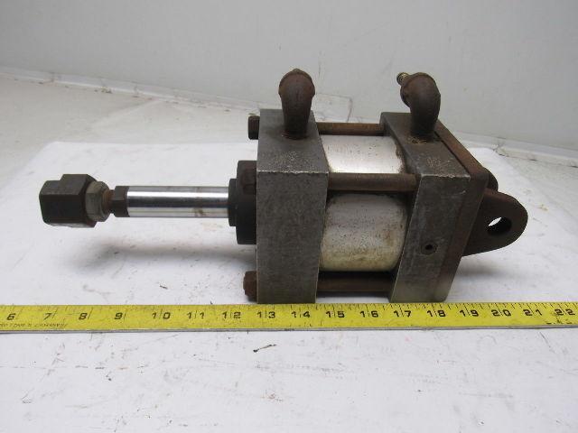 4" Bore 1" Stroke Clevis Mount Extended Rod Cylinder