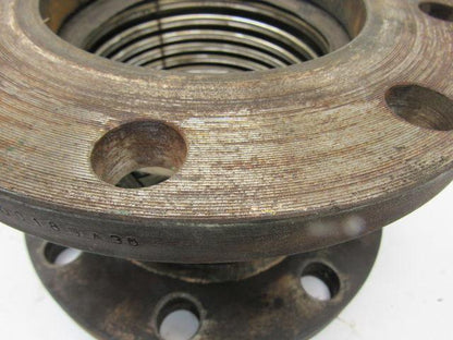 Stainless Steel Flanged Braided Flexible Pipe Connector 5-3/4" ID X 5-5/8" long
