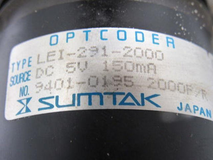 Sumtak LEI-291-2000 Optcoder Encoder From Cincinnati Milacron Cinturn DC5_150mA