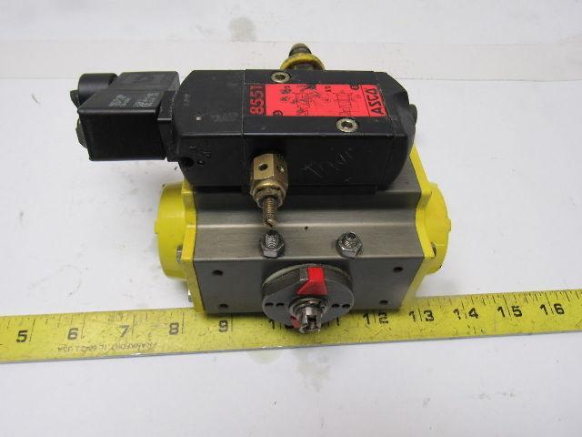 Apollo AS052 Pneumatic Actuator 1/2" Brass Ball Valve 120PSI