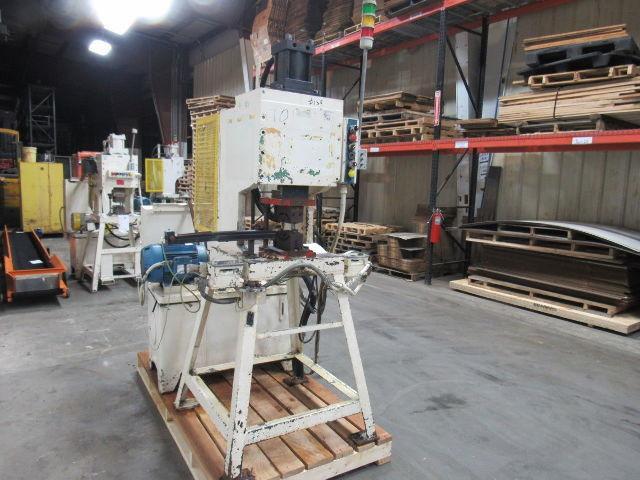 10Hp Open Back C Frame Hydraulic Crimping Press 4" Stroke 208-230/460V W/Die