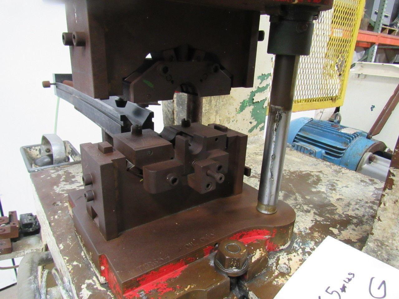 10Hp Open Back C Frame Hydraulic Crimping Press 4" Stroke 208-230/460V W/Die