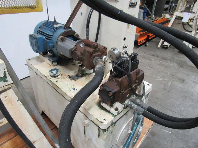 10Hp Open Back C Frame Hydraulic Crimping Press 4" Stroke 208-230/460V W/Die