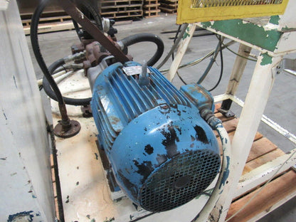 10Hp Open Back C Frame Hydraulic Crimping Press 4" Stroke 208-230/460V W/Die