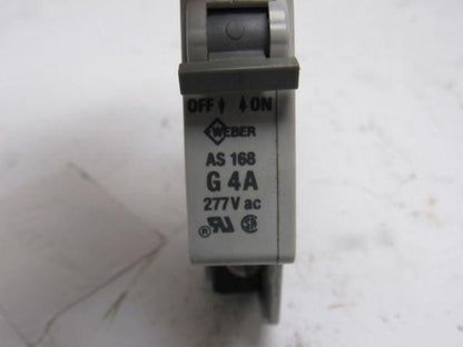 Weber AS168 G4A Circuit breaker 1 Pole 277V Lot of 2