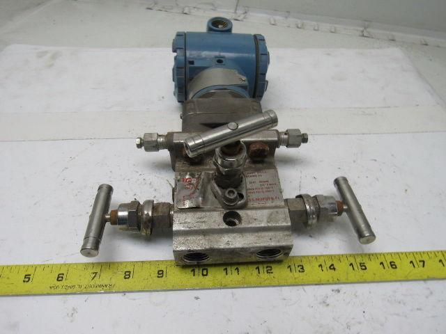 Rosemont CD2A22A2AB415P2 Pressure Transmitter 0-250 IN H20 3626PSI