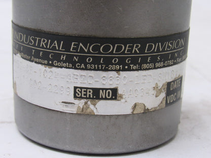 BEI H25G-SB-1024-ABZC-8830-LED-SM18 Rotary Optical Encoder 3/8" Shaft 5VDC