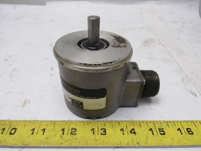 BEI H25G-SB-1024-ABZC-8830-LED-SM18 Rotary Optical Encoder 3/8" Shaft 5VDC