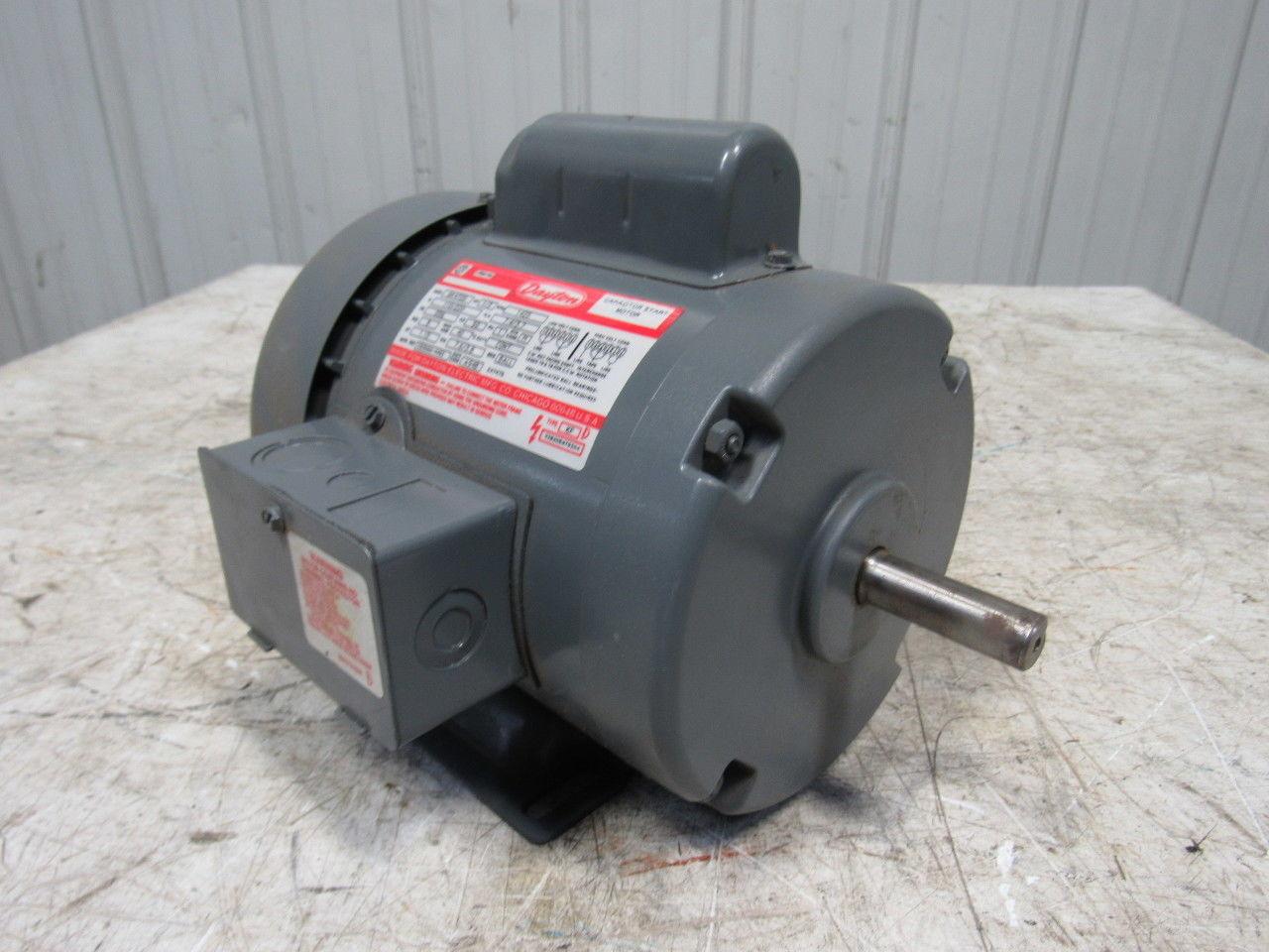 Dayton 6K472D 1/3Hp 1425RPM 1Ph 110/220V 50Hz AC Motor