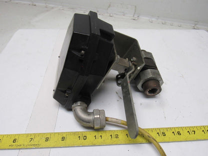 Moniteur Devices FFNB-1120 Watchman Pneumatic Valve Position Transmitter 1/2"NPT