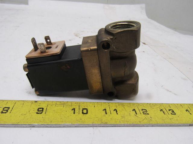 Burkert 404-A-12,0-H-M8 Solenoid Control Valve 24VDC W/1/2" NPT