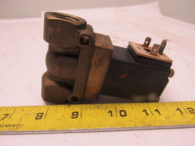 Burkert 404-A-12,0-H-M8 Solenoid Control Valve 24VDC W/1/2" NPT