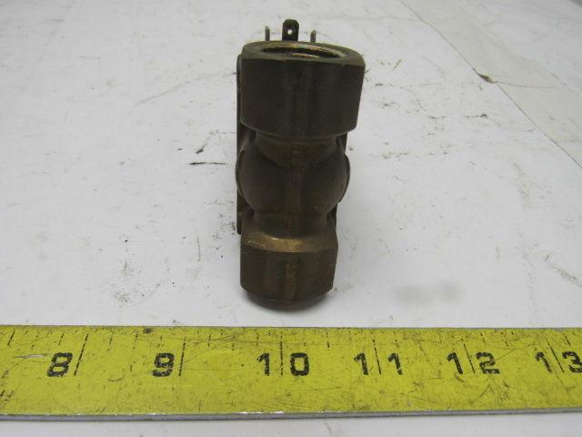 Burkert 404-A-12,0-H-M8 Solenoid Control Valve 24VDC W/1/2" NPT