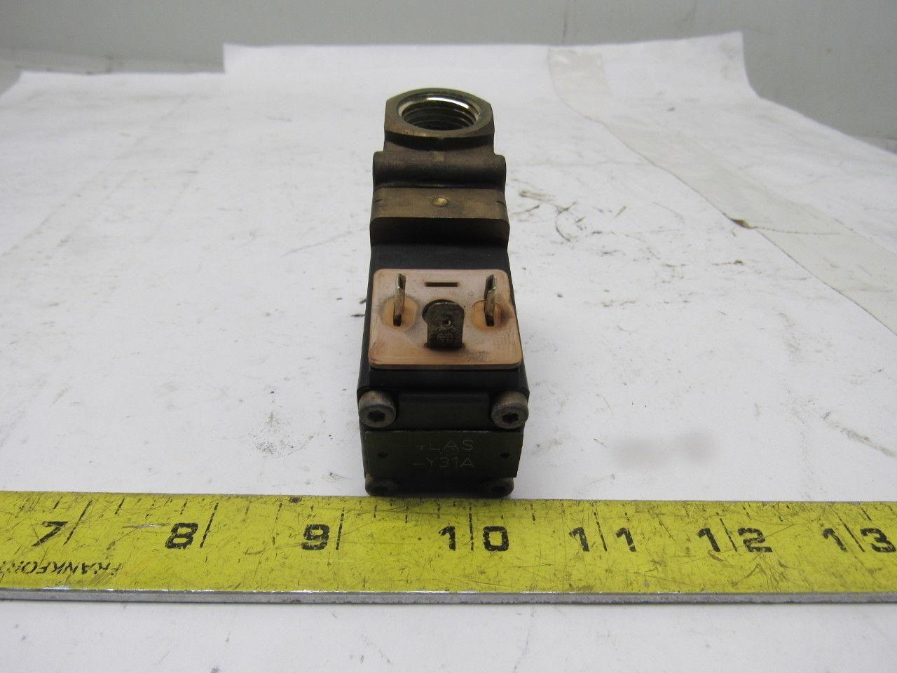 Burkert 404-A-12,0-H-M8 Solenoid Control Valve 24VDC W/1/2" NPT