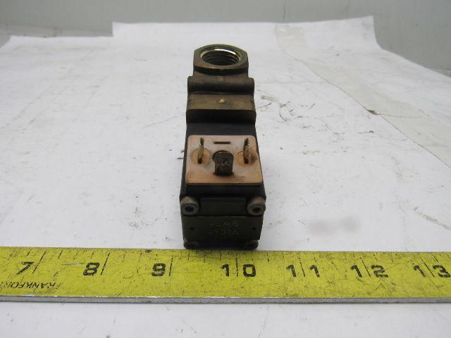 Burkert 404-A-12,0-H-M8 Solenoid Control Valve 24VDC W/1/2" NPT