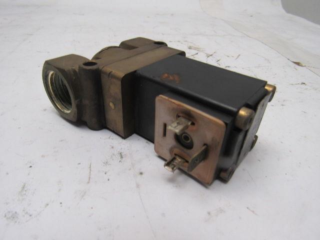 Burkert 404-A-12,0-H-M8 Solenoid Control Valve 24VDC W/1/2" NPT