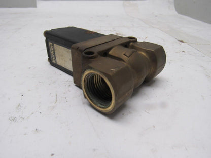 Burkert 404-A-12,0-H-M8 Solenoid Control Valve 24VDC W/1/2" NPT