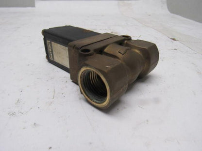 Burkert 404-A-12,0-H-M8 Solenoid Control Valve 24VDC W/1/2" NPT