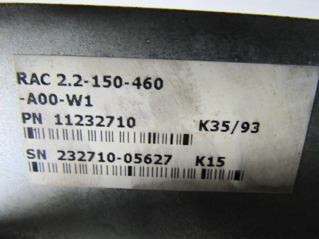 Rexroth Indramat RAC 2.2-150-460-A00-W1 Main Spindle Drive Servo Controller
