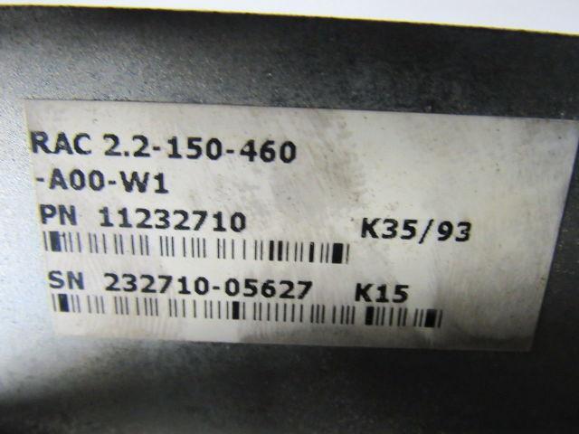 Rexroth Indramat RAC 2.2-150-460-A00-W1 Main Spindle Drive Servo Controller