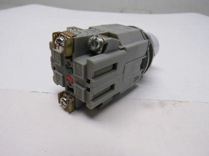 Idec BST010 600V Momentary Contact Push Button Pilot Light White LED 30mm