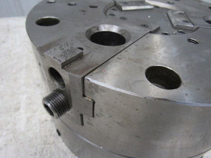 12"  3 Jaw CNC Hydraulic Power Lathe Chuck From a Cincinnati Milacron Cinturn