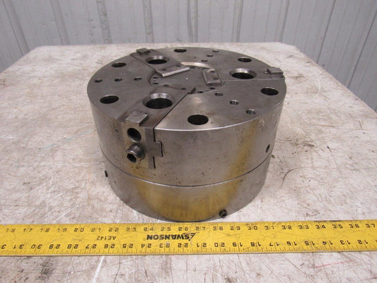 12"  3 Jaw CNC Hydraulic Power Lathe Chuck From a Cincinnati Milacron Cinturn