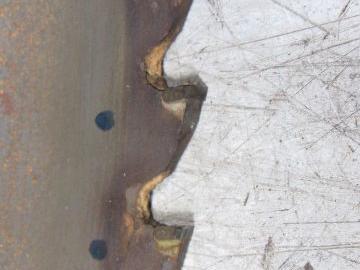 100T Carbide Circular Saw Blade 1-1/2" Arbor 5" Hole Spacing Sharpened To 27.5"