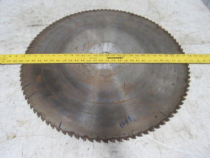 100T Carbide Circular Saw Blade 1-1/2" Arbor 5" Hole Spacing Sharpened To 27.5"