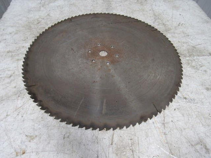100T Carbide Circular Saw Blade 1-1/2" Arbor 5" Hole Spacing Sharpened To 27.5"
