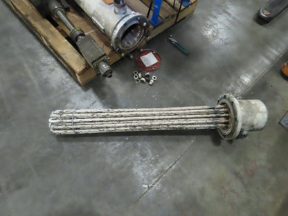 Watlow CFPN740G5 W-20 60KW Tubular Immersion Heater Assembly 2-1/2"NPT 480V 3 Ph