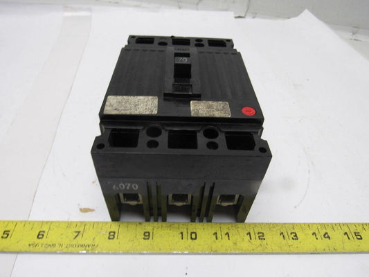 GE General Electric 136070 3 POLE 600V 70A Circuit Breaker