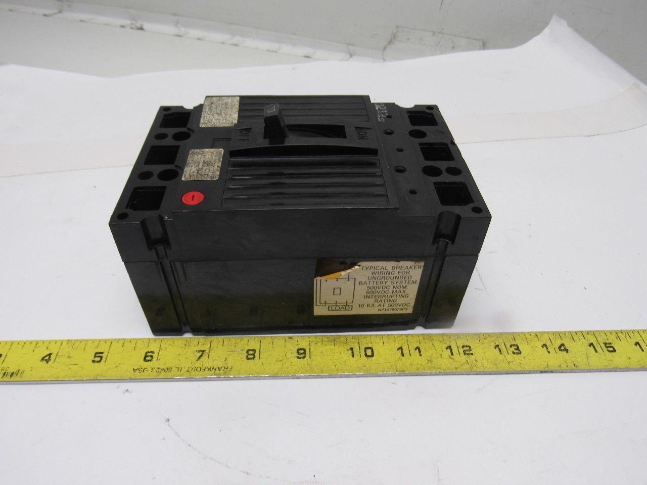 GE General Electric 136070 3 POLE 600V 70A Circuit Breaker