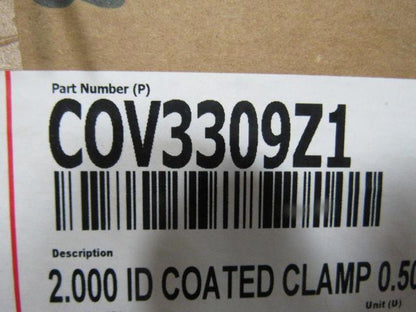 Lavanture Products COV3309Z1 Clamp 2"OD X 1/2"W Vinyl Coated Metal Lot of 500