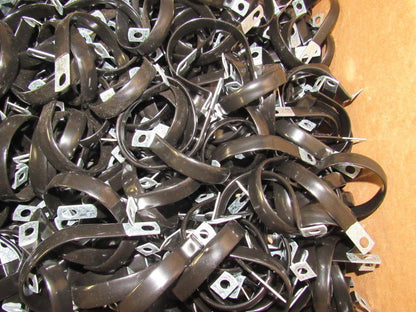 Lavanture Products COV3309Z1 Clamp 2"OD X 1/2"W Vinyl Coated Metal Lot of 500