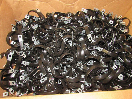 Lavanture Products COV3309Z1 Clamp 2"OD X 1/2"W Vinyl Coated Metal Lot of 500