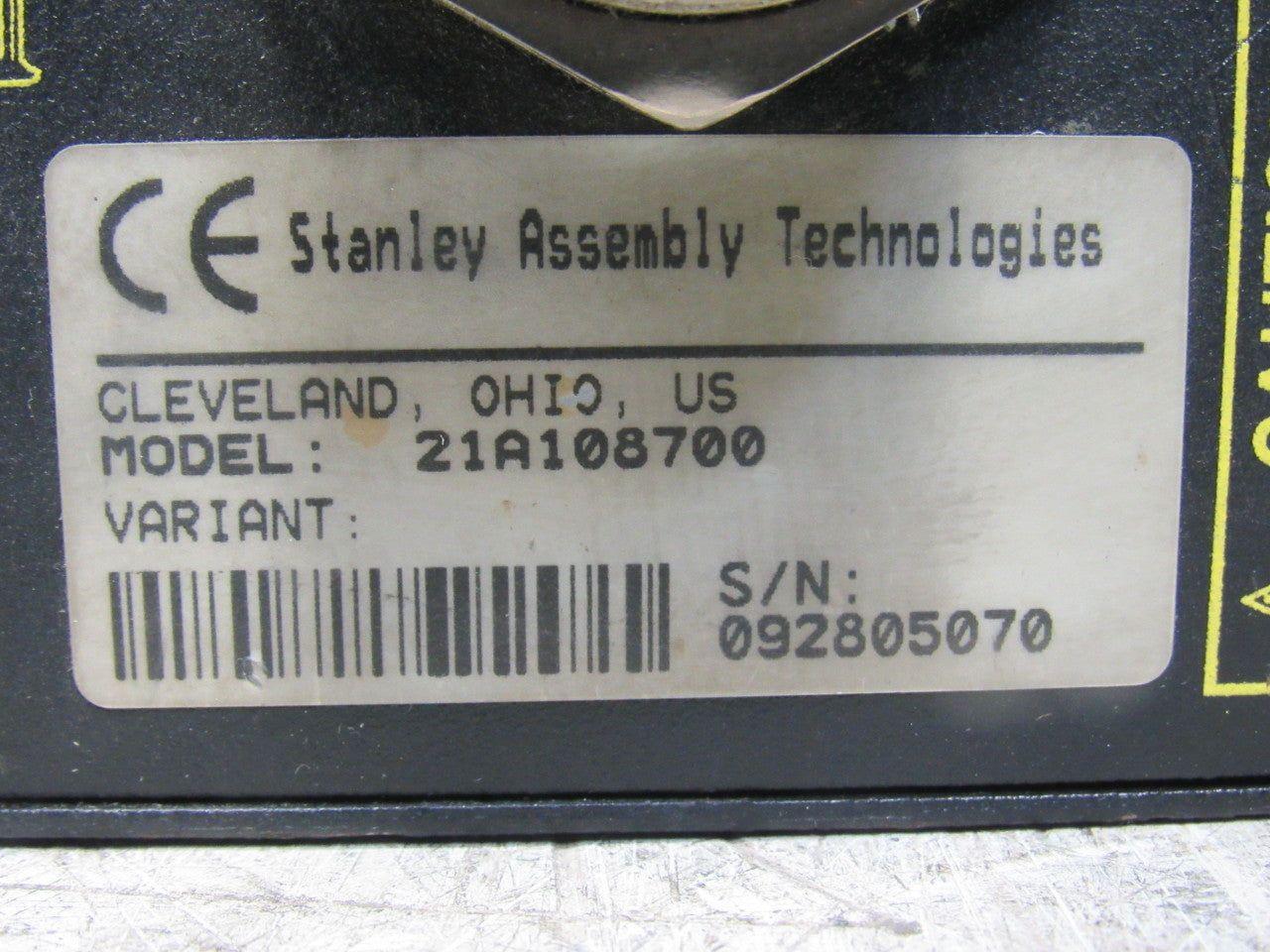 Stanley Assembly  21A108700 115/230V Supply Electric Nutrunner Torque Controller