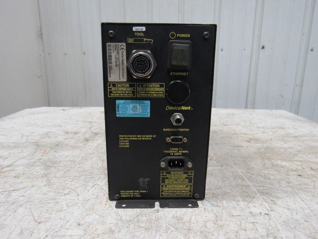 Stanley Assembly  21A108700 115/230V Supply Electric Nutrunner Torque Controller