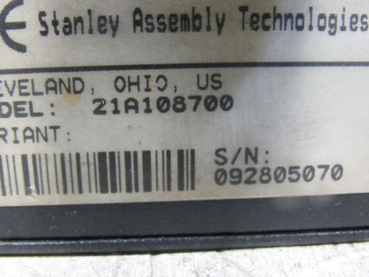 Stanley Assembly  21A108700 115/230V Supply Electric Nutrunner Torque Controller