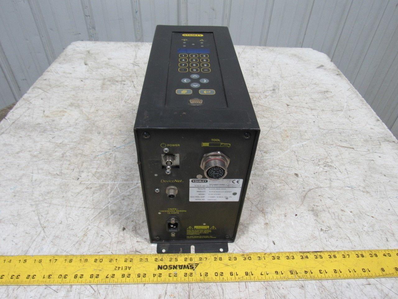 Stanley Works Q1001-010-001 115/230V Alpha Module W/Dnet Nutrunner Controller