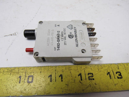 Allen Bradley 1492-GHA012 Ser. A Miniature Circuit Breaker 250V 1.2A