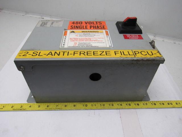 Daykin LTFS-09 U Electric Transformer Disconnect 250 VA PRI: 480V SEC: 120V