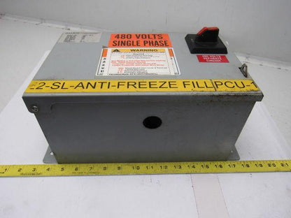 Daykin LTFS-09 U Electric Transformer Disconnect 250 VA PRI: 480V SEC: 120V