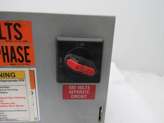 Daykin LTFS-09 U Electric Transformer Disconnect 250 VA PRI: 480V SEC: 120V