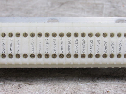 Allen Bradley 1492-HM1 IEC Terminal Block W/35-1/2" Aluminum Rail Lot of 135